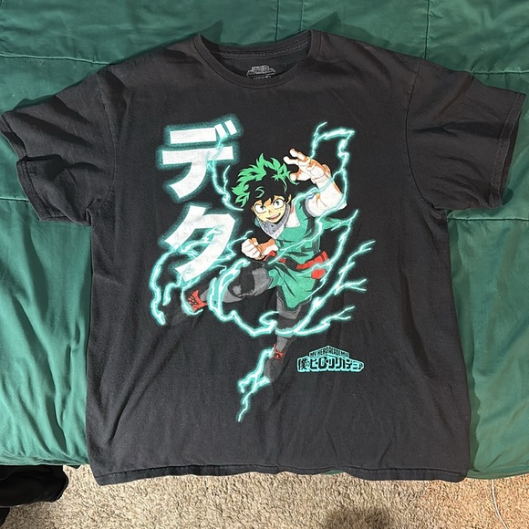 My Hero Academia black tshirt - Izuku Midoriya - Picture 2 of 2